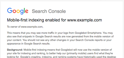 Google 移动索引优先